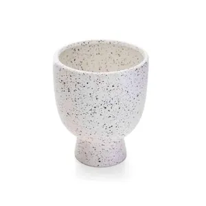 Cachepot Decorativo Em Cerâmica Branco 14x11 Cm - D'rossi