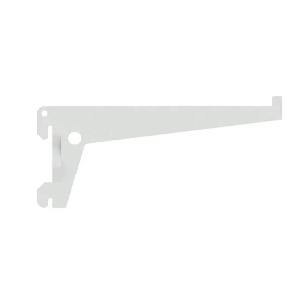 Suporte Para Trilho Simples Encaixe Brasforma STSB-25B Branco