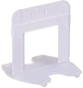 Espaçador / Separador e Nivelador de Piso Moldimplas Flexível Transparente 25 1mm Pacote com 50 Unidades