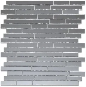 Pastilha de Vidro Glass Mosaic Mirror Mosaic Grey30,2X25,3
