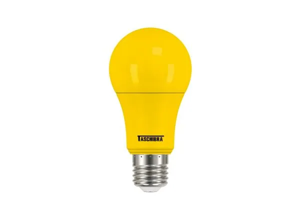 Lâmpada LED Taschibra TKL Colors Amarela 5W Autovolt