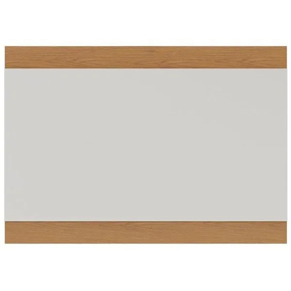 Painel Para Tv Suspenso Nilo Off White Matte Freijó - Colibri