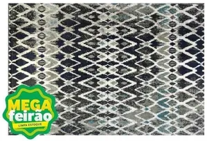 Tapete Egípcio Calypso Abdalla Bege Azul e Cinza 1 2,00x2,50m