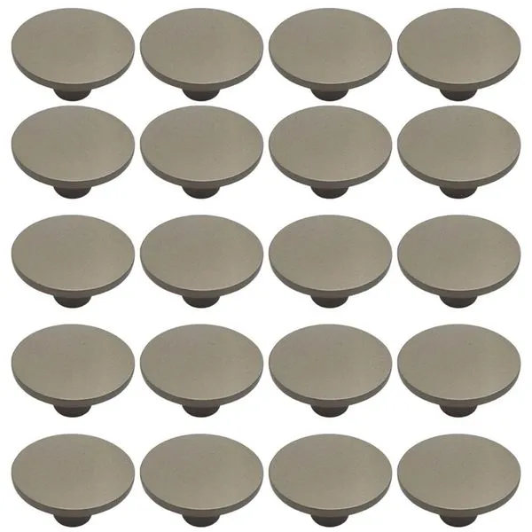 Kit 20 Puxadores Para Móvel Ponto 3,5cm Bronze Armários Gavetas 206 Naico Bronze