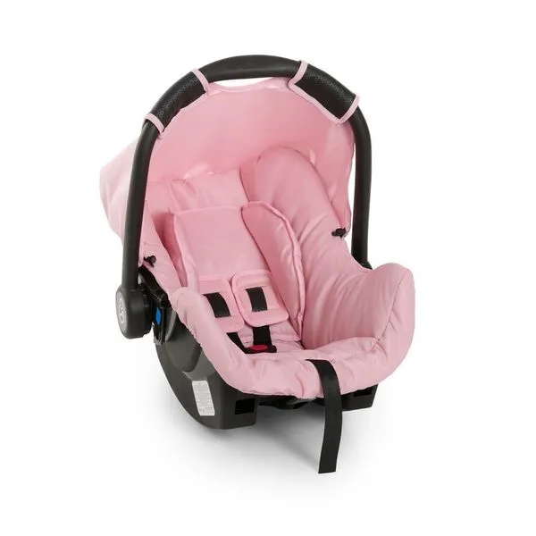 Bebê Conforto Grid 8184 Grupo 0+ 0 a 13kg com Cinto de 3 Pontos e Protetor Rosa Galzerano Bebê Conforto Grid 8184 Grupo 0+ 0 a 13kg com Cinto de 3 Pontos Rosa Galzerano
