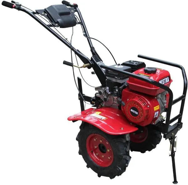 Motocultivador a Combustão Gasolina Mestra Mm500 4 Tempos 7hp Com Gradede Proteção