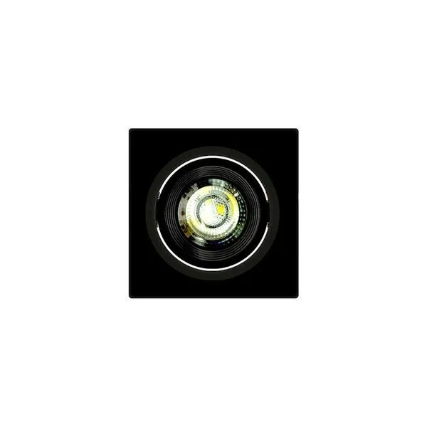 Spot De Embutir De Led Taschibra Alltop Mr11 Quadrado 3w Bivolt Preto Preto 6500k Luz Branca 15090329