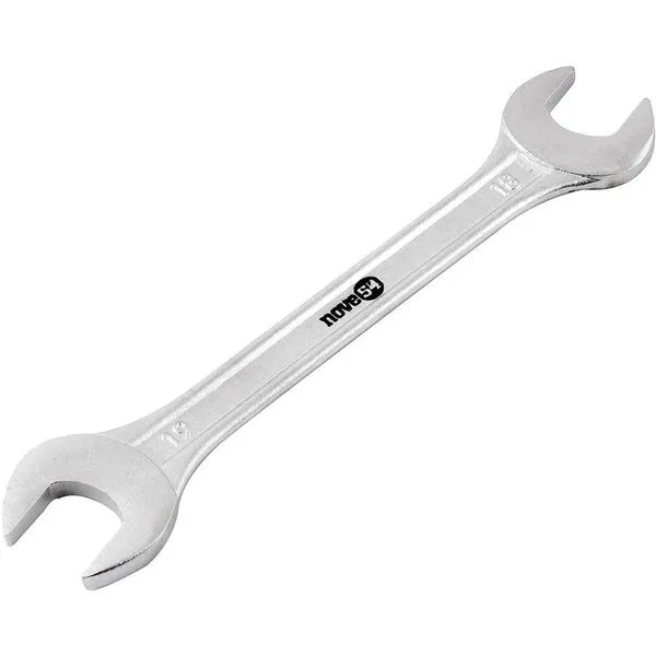 Chave Fixa 18x19mm em Aço Carbono Cromado Fosco - NOVE54