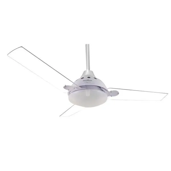 Ventilador De Teto Britânia Silencioso 131W Cristal  110V