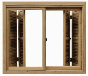 Janela de Madeira Itauba BH 213 140x120x13cm Vidro Liso com Baguete