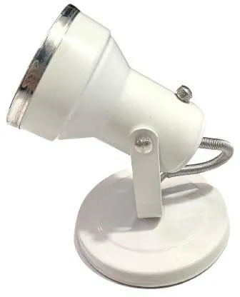 Spot de Sobrepor 1 Lâmpada Redondo 100W Alumínio Vmc 810/1 Branco Bivolt