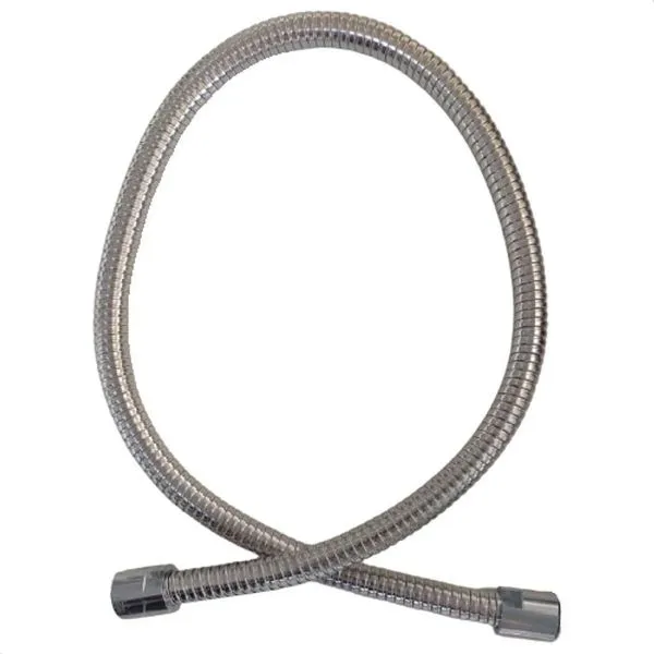 Flexível Anelado Inox Cromado Para Torneira Pré Lavagem Rdx