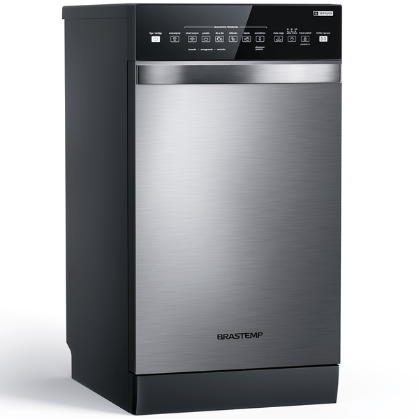 Lava-Louças Brastemp, 10 Serviços, Ciclo Pesado, Inox - BLF10BR 220V
