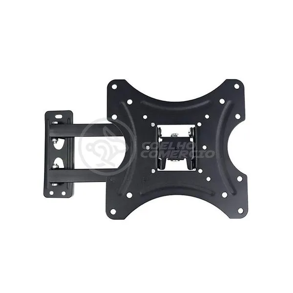 Suporte De Tv Articulado Para Painel E Parede Led Lcd Plasma Oled 3d De 14" à 42" Polegadas 302w