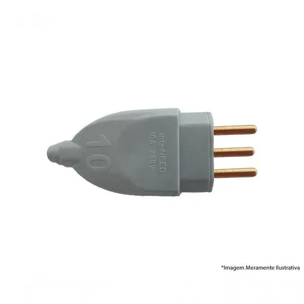 Plug Chato Macho Prensa Cabo Cz Tita 2P+T 10A 061755
