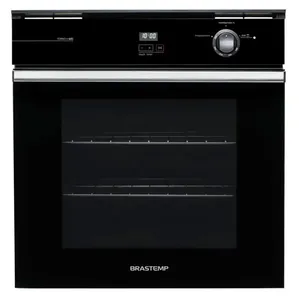 Forno a Gás de Embutir Brastemp BOA84AE 78 Litros Preto 220V