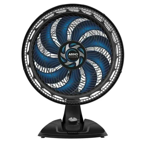 Ventilador 2 Em 1 Mesa E Coluna 40cm Ve9m VE3990BA Arno Preto/azul 220V
