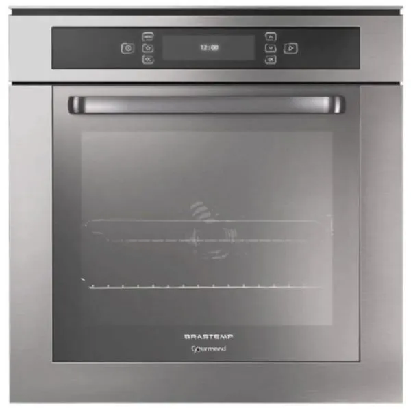 Forno Elétrico de Embutir Brastemp BO260ARBNA Gourmand Inox 67 Litros 220V