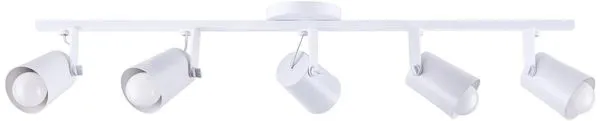 Trilho Spot 5 Lâmpadas Fokus 20W Alumínio Startec 147190116 Branco Bivolt