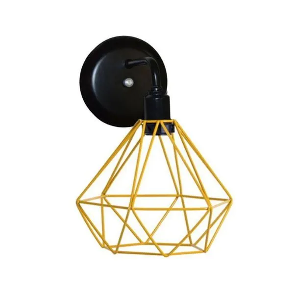 Arandela Diamante Amarelo.