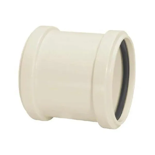 Luva De Correr Pvc 150mm Para Tubo De Esgoto - Branca - Amanco