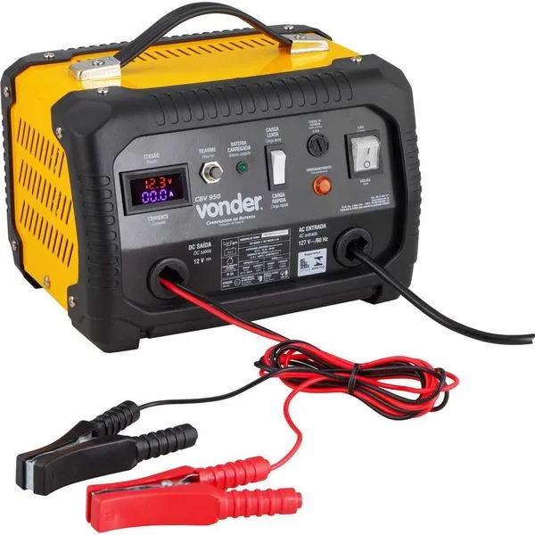 Carregador de Bateria 12V CBV 950 - Vonder Carregador de Bateria 12V CBV 950 127V - VONDER