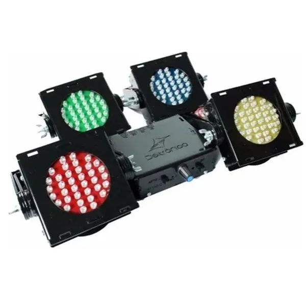Kit 4 Canhão Led, Iluminação Dj Profissional, Jogo Luz Rgby