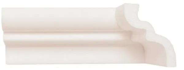 Roda Teto de Poliestireno Graddus 5101 C 6,5x8 Barra 2m Antigo