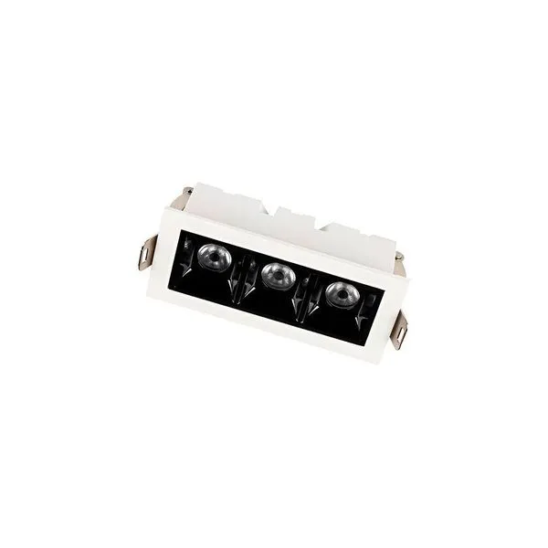 Spot De Embutir Taschibra Arch Pontual Led 6w Bivolt Branco/preto 2700k Luz Amarela 15090433