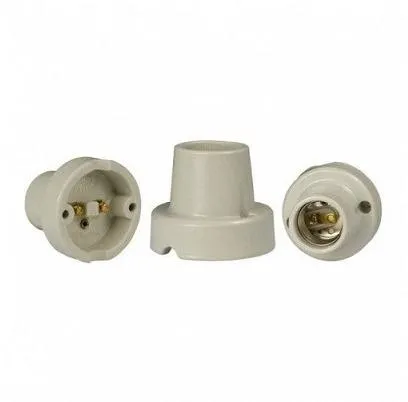 Suporte de Sobrepor 1 Lâmpada Para Teto Porcelana R520 E27