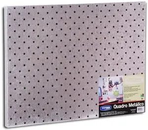 Quadro Metálico Para Ímã Cortiarte Estrela Pequeno 45x30cm
