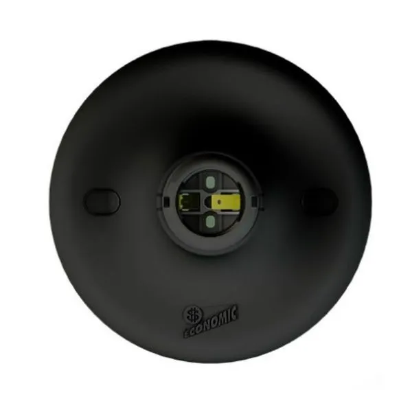 Plafonier Redondo Soquete Plástico 1XE27 Taschibra Plafonier Plástico Redondo Taschibra Soquete Plástico 1xE27 Preto