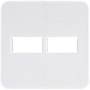 Placa 2 Postos 4x4 Tramontina Tablet Branca Tramontina