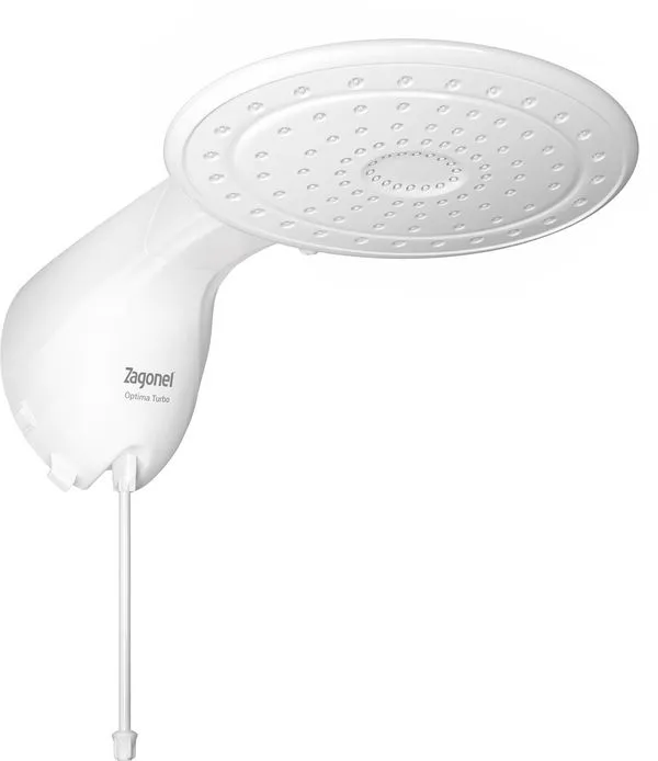 Chuveiro Eletrônico Zagonel Optima Turbo Branco 5500W 127V