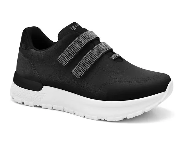 Tênis Jogging Feminino Preto/Grafite Ramarim 2488201-6 36