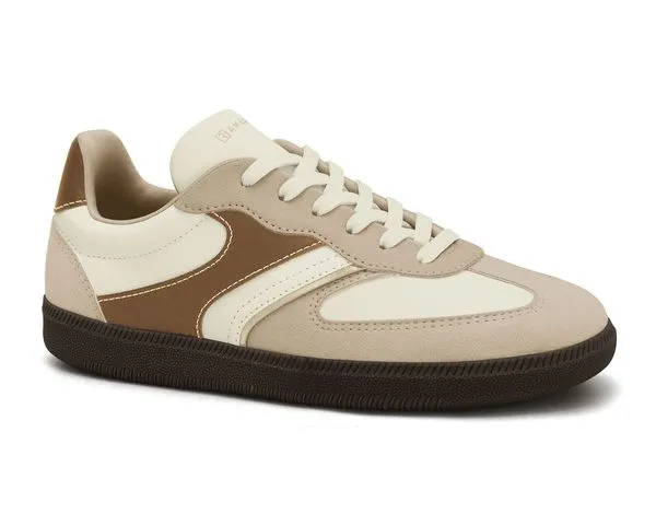 Tênis Casual Feminino Style Almond/Coconut/Metal Ouro/Camel Ramarim 2462204-7 35