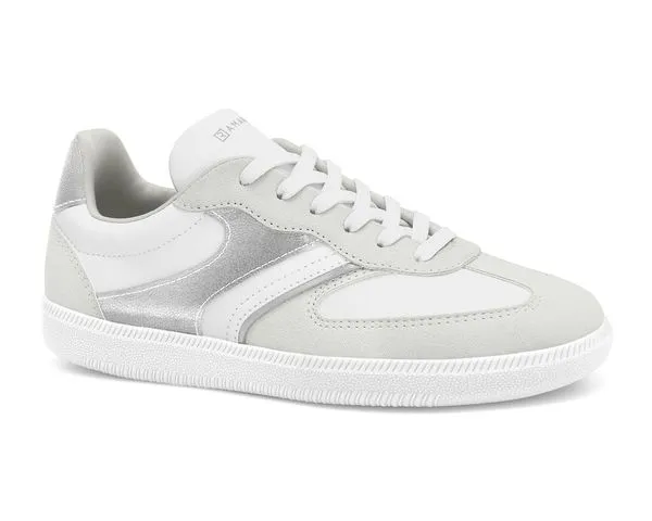 Tênis Casual Feminino Style Ice/Branco/Metal Prata Ramarim 2462204-6 36