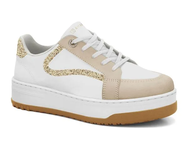 Tênis Feminino Camurça Almond/Branco Ramarim 2464204-3 37