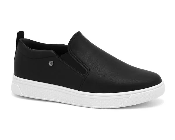 Tênis Preto Feminino Slip On Ramarim 2487222-1 39