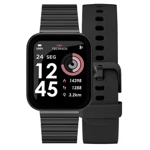 Smartwatch Technos Connect MAX Preto - TMAXAI/C7P TMAXAI/C7P