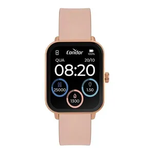 Relógio Smartwatch Inteligente Condor Feminino Chamadas Bluetooth Rosa