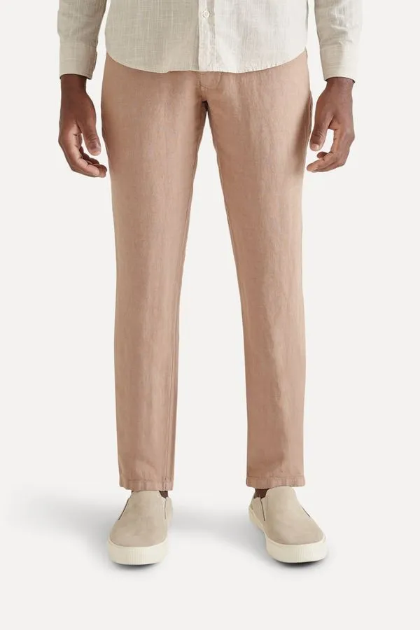 Calça 5 Pockets Linho Khaki - 40