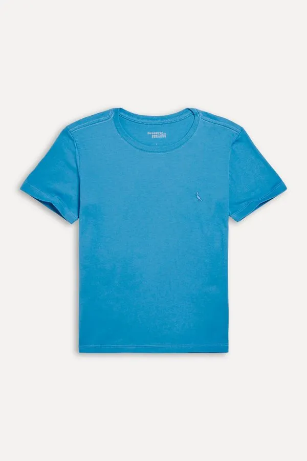 Camiseta Mini Malha Basica Marinho Navy - 06