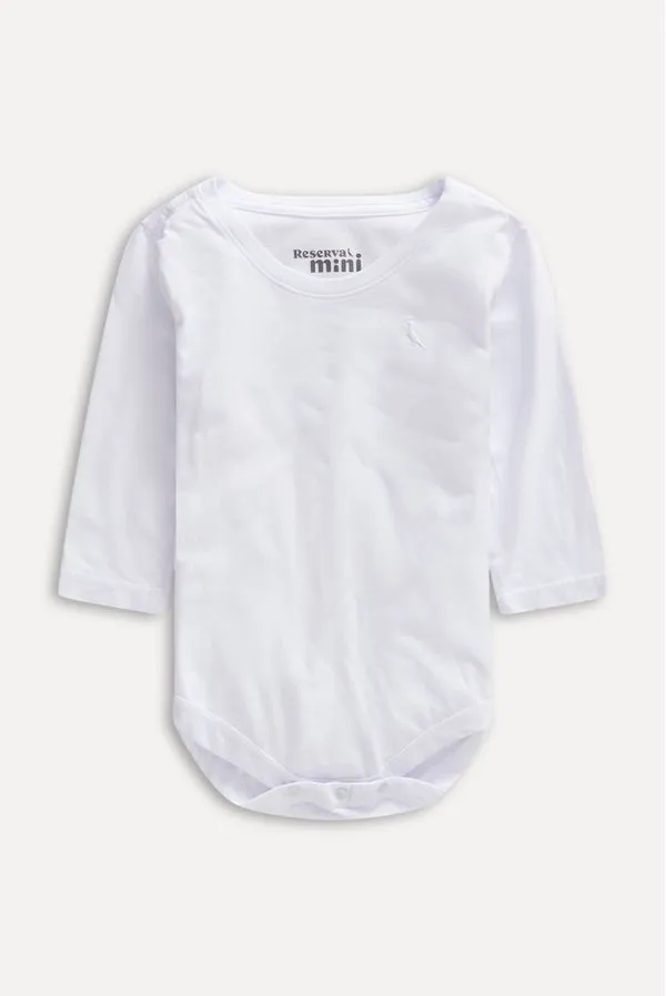 Macaquinho Bb Basico Cores Branco - G
