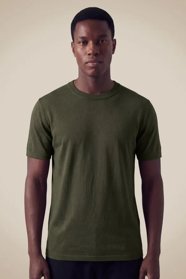 Camiseta Tricot Verde Mata - Ggg