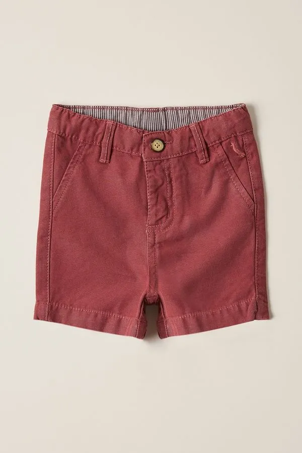 Bermuda Reserva Mini Bebê Casual Nova Telha Lj - P