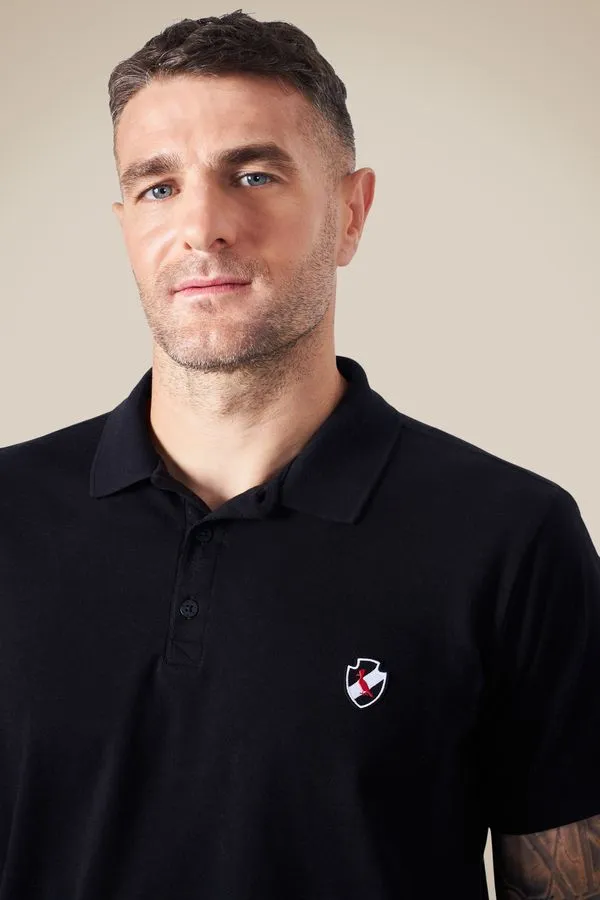Polo Piquet Vasco Da Gama Preto - Gg