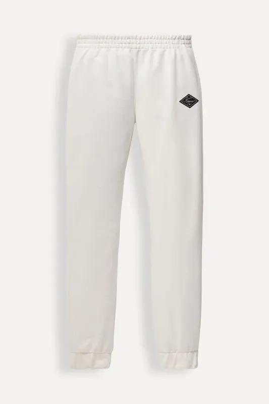 Calca Mini Moletom Peonia Off White - 10