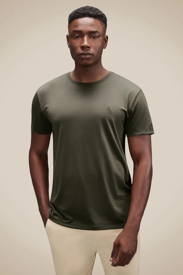 Camiseta Risca Tech Verde Musgo - Gg
