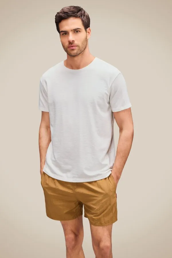 Camiseta Manga Curta Clareou Off White - G